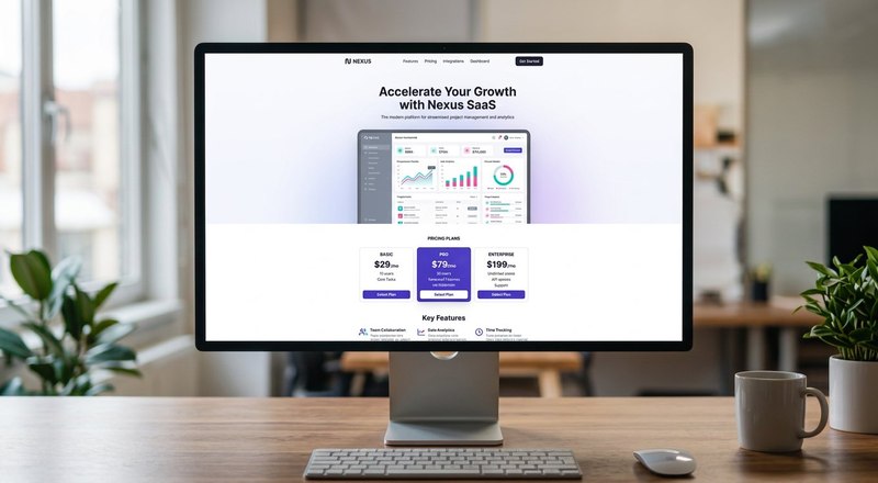 SaaS digital products concept